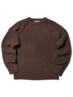 Editor's NotesPAPERBOY’s sweater features soft texutre and relaxed fit. Its light and thick material with warmth is good daily item for cold seasons- High density weave- Semi over fit- Relaxed silhouette- For unisexMeasurements(in.)S / M / L / XL- Total length: 25.98 in. / 26.77 in. / 27.95 in. / 29.13 in.- Shoulder: 24.41 in. / 25.20 in. / 25.98 in. / 26.77 in.- Chest: 25.20 in. / 25.98 in. / 26.77 in. / 27.56 in.- Sleeve: 20.47 in. / 20.87 in. / 21.26 in. / 21.65 in. *Model Info: MAN 5’9’ Brown Knit Sweatshirt For Winter, Winter Brown Knit Sweatshirt, Brown Relaxed Fit Sweatshirt With Ribbed Cuffs, Brown Outerwear With Ribbed Cuffs For Layering, Relaxed Fit Ribbed Crew Neck Outerwear, Oversized Brown Sweater For Winter, Oversized Brown Sweater For Cold Weather, Oversized Brown Winter Sweater, Casual Brown Sweater For Cold Weather