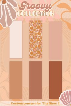 an image of a set of four different color palettes for the skin and body