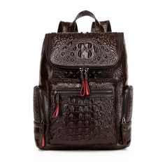 Luxury Large Capacity Shoulder Backpack, Luxury Shoulder Bag Style Backpack For Travel, Luxury Backpack With Removable Pouch, Luxury Business Backpack With Large Capacity, Luxury Backpack With Zipper Closure, Luxury Backpack With Zipper Pocket, Luxury Brown Backpack With Zipper Pocket, Luxury Business Backpack With Zipper Closure, Luxury Leather Backpack With Zipper For School