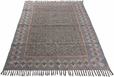 Rug for Patio Handmade Area Rug Hand Block Printed Cotton Dhurrie Bohemian killims Gray Color Flat Weave Rug (240 x 300 cm (8 x 10 Feet)) Yoga Carpet, Bathroom Lounge, Area Rug Brown, Dhurrie Rug, Rugs For Bedroom, Beach Yoga, Rug Brown, Buy Rugs