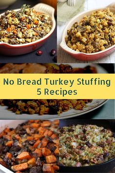 no bread turkey stuffing 5 recipes