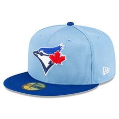 Major Toronto Blue Jays fans like you can't get enough of the action, even in the off-season. Support your favorite team every time you wear this Toronto Blue Jays New Era 2024 Batting Practice 59FIFTY Fitted Hat. Show your dedication to the Toronto Blue Jays when you rock this hat celebrating the game before the game. Officially licensed Wipe clean with a damp cloth Six panel construction with eyelets Structured fit Fitted Material: 100% Polyester High Crown Brand: New Era Imported Raised embro Toronto Blue Jays, Blue Jays, You Rock, Fitted Hat, Fitted Hats, Favorite Team, New Era, Jay, Toronto