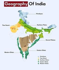 an image of the map of india with all its major cities and their respective locations