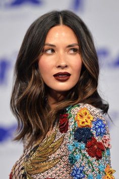 Olivia Munn Hair, Asian Balayage, Perfect Hair Color, Long Hair Color, Super Hair, Olivia Munn, Hair Color Ideas For Brunettes, New Hair Colors