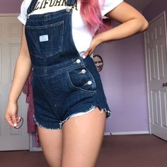 Blue Denim Levi’s Shorts Overalls Never Worn, Except For These Photos Nwot Model Wears 27-28 In Pants High Rise Dark Wash Denim Shortalls, Dark Wash High Rise Denim Shortalls, Levi's Casual Cotton Shortalls, Levi's Summer Shortalls, Casual Blue High Rise Shortalls, Casual Cotton Shortalls With Straight Leg, Levi's Dark Wash Bottoms With Pockets, Levi's Summer Shortalls With Pockets, Casual Levi's Jeans With Frayed Hem