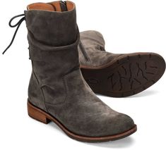 Holly Springs Nc, Signature Rings, Sofft Shoes, Suede Fashion, Slouched Boots, 4 Inch Heels, Suede Boots, Stacked Heel, Tan Brown