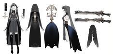 an image of some different types of clothing and accessories for the character's costume