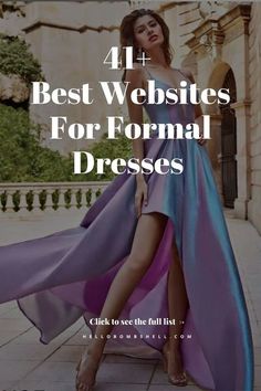 I love dresses — seriously. If I could wear a dress every single day of the year, I absolutely would. And so when presented with an opportunity to attend an event requiring an extra special fancy dress, you better believe, I will be there. Discover here 41+ Best Websites For Formal Dresses When You’ve Got Some Place Fancy To Go! #Dresses #ShopDresses #FormalDresses #TrendyDresses #TrendingNow #StyleInspiration Gowns For Petite Women, Petite Formal Dresses, Formal Dress For Wedding Guest, Best Formal Dresses, Formal Wedding Attire, Dress Websites, Wedding Guest Gowns, Formal Wedding Guest Dress, Dress For Petite Women