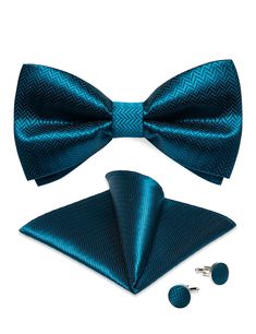 Package including Pre-tied Bowtie+Pocket Square+Cufflinks Regular Size : 4.33 x 2.36 inches(11 x 6 cm);Handkerchief size: 9 x 9 inches(23 x 23 cm) Pre-tied Bow Tie: We have pre-tied the tie for you, and has an adjustable collar, the product is designed to make you feel better. Any Occasions: Wedding, party, dinner, ceremonies, birthday, work, business, formal, casual, etc. It is also Christmas,halloween,Thanksgiving,Valentine,Birthday,father's day gift to father, husband, son, boyfriend. After S Floral Bow Tie, Pre Tied Bow Tie, Bow Tie Set, Party Dinner, Fathers Day Sale, Tie Gifts, Cufflink Set, Valentine Birthday, Formal Casual