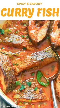 this spicy and savory curry fish is an easy dinner recipe