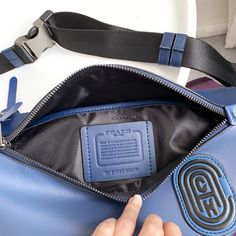 C family men 89079 91375 Deep blue, light -faced pads PVC sports waist bag can be used as a tidal sports

 size: 30*12*11 Modern Blue Belt Bag For Travel, Blue Crossbody Chest Bag For Outdoor, Functional Blue Chest Bag For Outdoor Activities, Functional Blue Chest Bag For Outdoor, Functional Blue Belt Bag For Travel, Large Capacity Blue Crossbody Chest Bag, Blue Large Capacity Crossbody Chest Bag, Blue Large Capacity Chest Bag For Outdoor Activities, Blue Chest Bag With Large Capacity For Travel