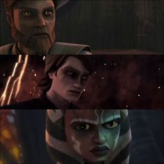 star wars the old republic and clone troopers are shown in two different pictures, one with an image of darth vader