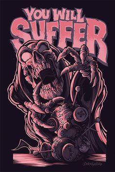 Showcase of Creepy Illustrations Featuring Skulls and Skeletons Winter Drawings, Summer Drawings, Portraits Of People, Behance Design, Illustration Projects, Concept Draw, Motorcycle Illustration, Skull Art Drawing, Arte Punk