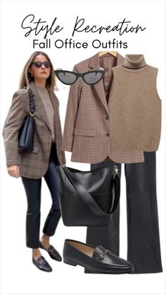 Fashion Outfits Fall, Fashion Outfits For School, Casual Fashion Outfits, Fashion Outfits Spring, Fall Fashion Outfit Ideas, Fall Office Outfits, Casual Chique Stijl, Mode Tips, Classic Style Outfits