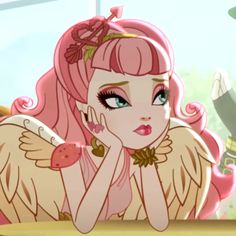 ever after high icon, ever after high pfp, eah, c.a cupid icon, c.a cupid pfp Ever After High Rebels, Raven Queen, Fairy Tale Characters, Animated Icons, Beautiful Wallpapers