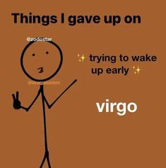 a stick figure is pointing at something with the caption, things i gave up on trying to wake up early