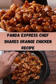 panda express chef shares orange chicken recipe