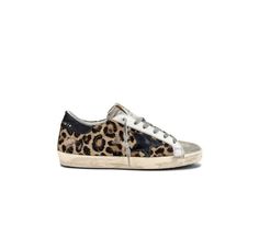 Leopard Aesthetic, White Decoration, Jeweled Shoes, Leopard Sneakers, Stockholm Style, Golden Goose Shoes, Golden Goose Deluxe Brand, Stockholm Fashion