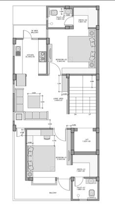 2bhk flat interior design
2bhk house plan
small house design plan
small house furniture layout Rectangle House Layout, Bunk Bed House, Rectangle House Plans, Rectangle House, Home Layouts, Building Design Plan