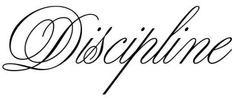 the word disppine written in cursive writing with black ink on a white background