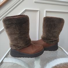 Barely Worn Ugg Marien Boots Waterproof Boots Chestnut Women's 7. Size Women's 7. Barely Worn In Great Shape. No Original Box. Winter Insulated Brown Boots, Medium Width Waterproof Boots For Winter Outdoor, Brown Outdoor Boots With Medium Width, Brown Weatherproof Winter Boots, Brown Boots For Outdoor, Medium Width Fit, Brown Medium Width Boots For Outdoor, Brown Outdoor Boots With Faux Fur Lining, Brown Boots With Faux Fur Lining For Outdoor, Boots Waterproof