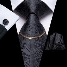 Black Luxury Silk Neckties - my LUX style Black Luxury, Set Style, Luxury Silk, Tie Set, Silk Necktie, Neck Tie, Style Fashion, Silk, Black