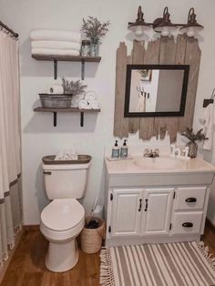 Looking to upgrade your bathroom decor? Check out these stunning bathroom decor ideas to transform your space. From modern to vintage styles, find inspiration to create your dream bathroom. Elevate your design with these creative and stylish bathroom decor ideas. Diy Farmhouse Decoration, Rustic Bathroom Designs, Decor Ikea, Bad Inspiration, Rustic Bathroom Decor, Rustic Bathrooms, Farmhouse Bathroom Decor, Rustic Bathroom