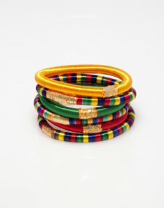 Like Jamaica, this stack of 6 bangles is bursting with color. Inspired by our favorite reggae artist, Bob Marley, we invite you to wear this vibrant jewelry stack while you imagine “one world”.  .#imaginehappy #chic #sexy #shopping #beautiful #nyc #accessorize #accessory #style #trendy #trendsetter #bangle #jewelry #unique #fashion #fashionista #love #nice #pretty #sophisticated #women #necklace http://www.hamptonbangleco.com Vibrant Jewelry, Jewelry Stack, Reggae Artists