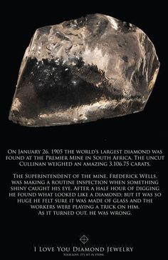 The world's largest diamond rough . . . over 3000 carats!! Big Kahuna, Syracuse Ny, Gem Diamonds, Rare Gems, Rare Beauty, Diamond Star, Minerals And Gemstones, Rocks And Gems