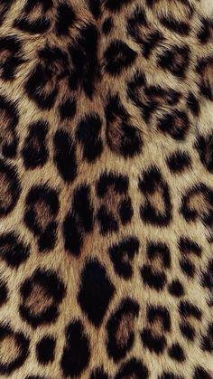 an animal print pattern is shown in black and brown colors, as well as the fur