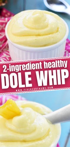 two ingredient healthy dolle whip