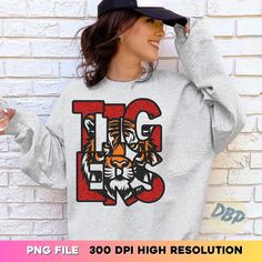 Tiger Shirts, Team Shirt Designs, Team Spirit Shirts, Spirit Gear, Cheerleading Shirts, Senior Stuff, Tiger Shirt, Tiger Design, Spirit Shirts