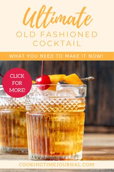 the ultimate old fashioned cocktail recipe that you need to make it now