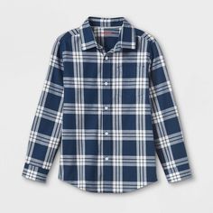 Rolled Up Jeans, Shirt Casual Style, Girly Shoes, Long Sleeve Plaid Shirt, Long Sleeve Plaid, Formal Looks, Poplin Shirt, Navy White, Leather And Lace