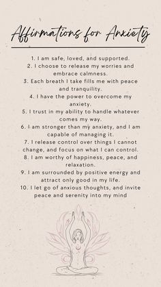 Affirmations To Calm The Mind, Mantras For 2024, Daily Affirmations For Grounding, Yoga Mantras Affirmations, Anxiously Attached Healing Affirmations, Affirmations For Peaceful Mind, Self Compassion Affirmations, Healing Mantras Affirmations, January Affirmations