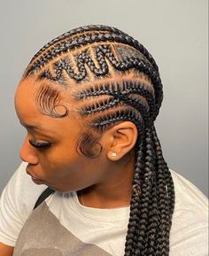 Feed In Braid, Hair Laid, Cornrow, Cornrow Hairstyles, Baddie Hairstyles, Braids Hairstyles