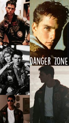 the actors in danger zone are wearing leather jackets and they look like they're going to die