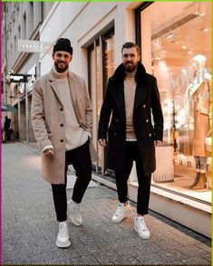 Men's Casual Outfits Winter, Mens Winter Fashion Outfits, New York Outfits, Mens Winter Coat, Elegante Casual, Winter Outfits Men