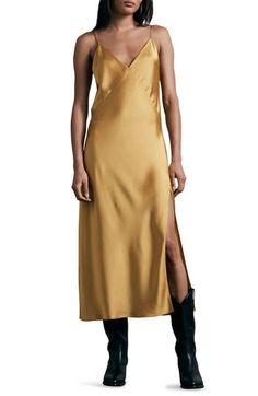 Rag And Bone, Empire Waist, Rag & Bone, Bones, Adjustable Straps, Slip Dress, Nordstrom, Size 6, Satin