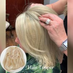 Topper Wigs, Natural Golden Blonde, Grey Hair Coverage, Natural Straight Hair, Blonde With Dark Roots, Chin Length, Hair Volume, Hair Topper, Natural Wigs