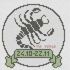 a cross stitch pattern with the words pizza on it