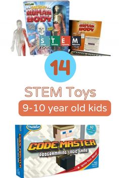 Make learning fun and enjoyable by exploring these STEM toys suited for kids and students ages from 9-10 years old. Stem Robotics, Age Appropriate Toys, Robotic Toys, English Learning Books, Math Toys, Birthday Activities, Popular Toys, Stem Education