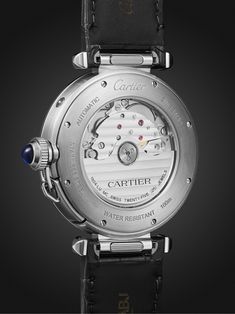 Shop CARTIER Pasha de Cartier Automatic 41mm Stainless Steel and Alligator Watch, Ref. No. WSPA0030, Explore the latest in-season CARTIER collection today on MR PORTER Cartier Collection, Pasha De Cartier, Cartier Pasha, Blue Steel, Mr Porter, Luxury Watches, Cartier, Alligator, Porter