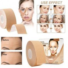 Walmart Beauty, Wrinkle Patches, Forehead Lines, Face Lift Tape, Tape Face, Tighten Facial Skin, Frown Lines, Instant Face Lift, Eye Brows