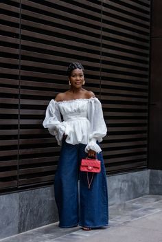 Must Have Wardrobe Staple for Every Style and Occasion — Erica Little | Bold + Fearless Fashion Chic Clothing Style, Multiple Outfits, Denim Outfits, Chic Clothing, Empower Women, Street Chic, Denim Outfit, Feminine Style, Wide Leg Jeans