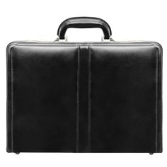 McKlein Harper Leather 4.5" Expandable Attache Briefcase (Black), Size: One size Classic Travel Briefcase With Hasp Closure, Classic Briefcase With Hasp Closure For Travel, Classic Business Briefcase With Hasp Closure, Formal Leather Briefcase With Hasp Closure, Black Rectangular Office Case, Elegant Black Business Cases, Classic Black Cases For Formal Occasion, Classic Black Case For Formal Occasions, Rectangular Black Cases For Formal Occasions