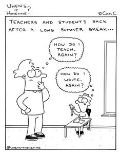 the simpsons comic strip shows how teachers and students react to each other's feelings