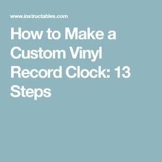 How to Make a Custom Vinyl Record Clock: 13 Steps Make Lavender Oil, Custom Vinyl Record, Vinyl Record Art Ideas, Diffuser Diy, Lavender Crafts, Vinyl Record Clock, Homemade Oil, Record Clock