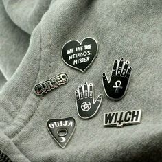 Tragic — so-goth: ✝ GOTHIC BLOG ✝ Pin Game, Witch Aesthetic, Cool Pins, Hard Enamel Pin, Soft Grunge, Grunge Style, Cute Pins, Button Pins, Pin Badges