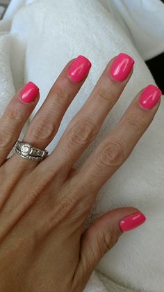 Love this summer color! DND #558 Dnd Nail Colors, Pink Nail Colors, Summer Gel Nails, Sns Nails, Spring Nail Colors, Summer Nails Colors